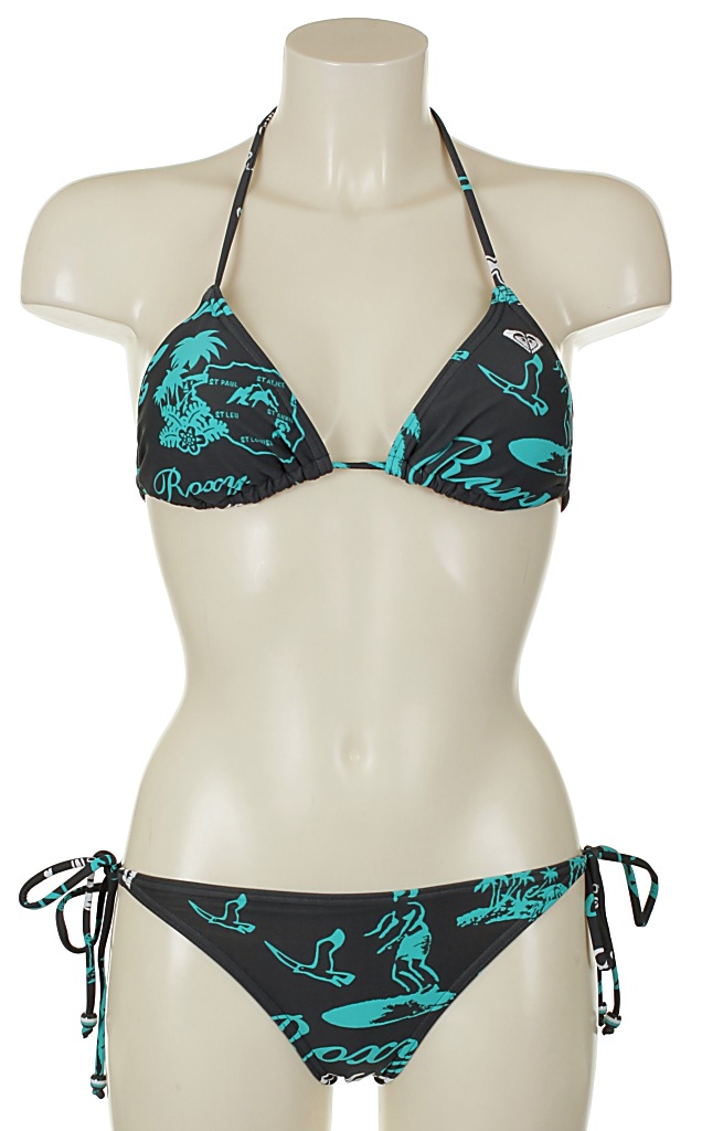 plavky Roxy Lost At Sea Tiki Tri - Lost At Sea Cha
