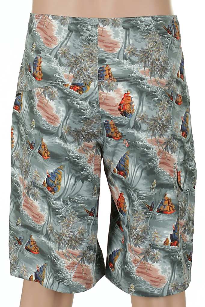 koupací šortky Nike 6.0 The Other One Printed - 015/Dusty Sage/Dusty Sage