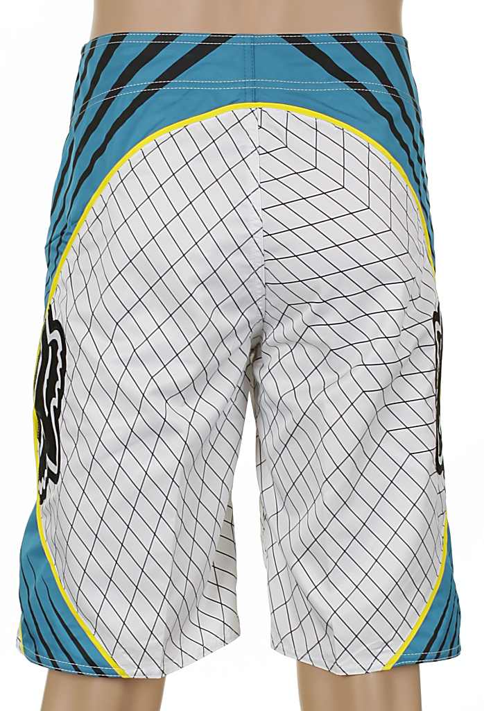 koupací šortky Fox Top Shelf Plaid - White