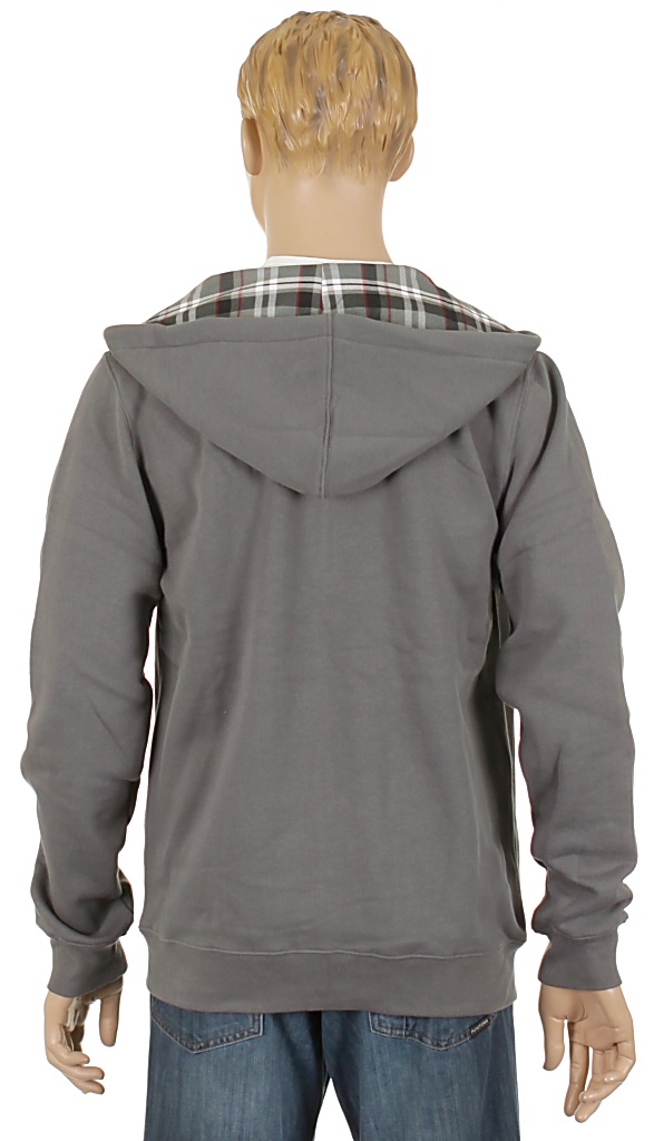 mikina Emerica Triangle Fill Zip - Charcoal
