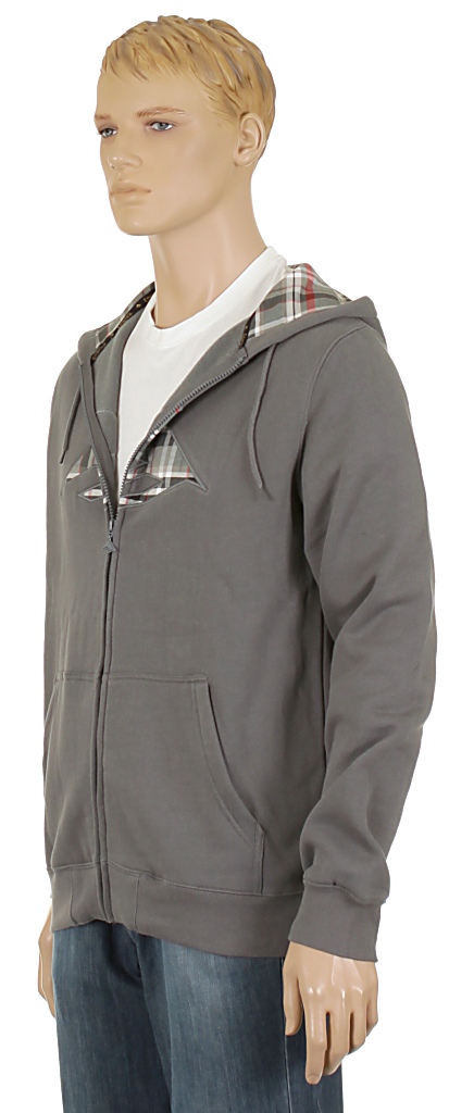 mikina Emerica Triangle Fill Zip - Charcoal