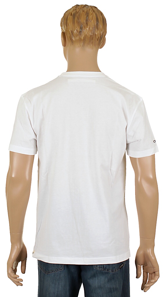 T-shirt Globe Rock & Pole - White