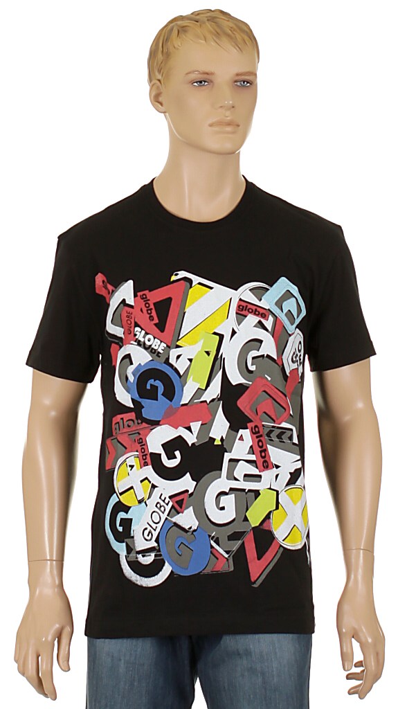 T-shirt Globe Disaster - Black