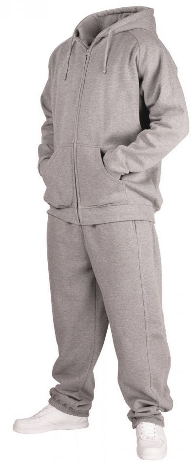 tepláková souprava Urban Classics Blank/TB001 - Heather Gray