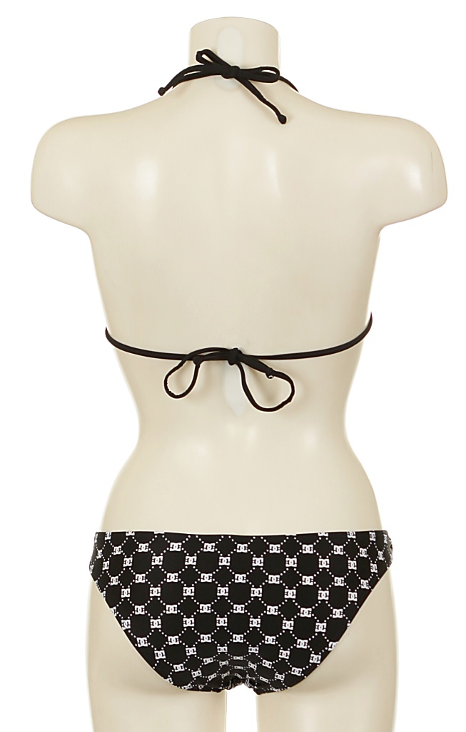plavky DC League Halter Triangle Bikini - Black