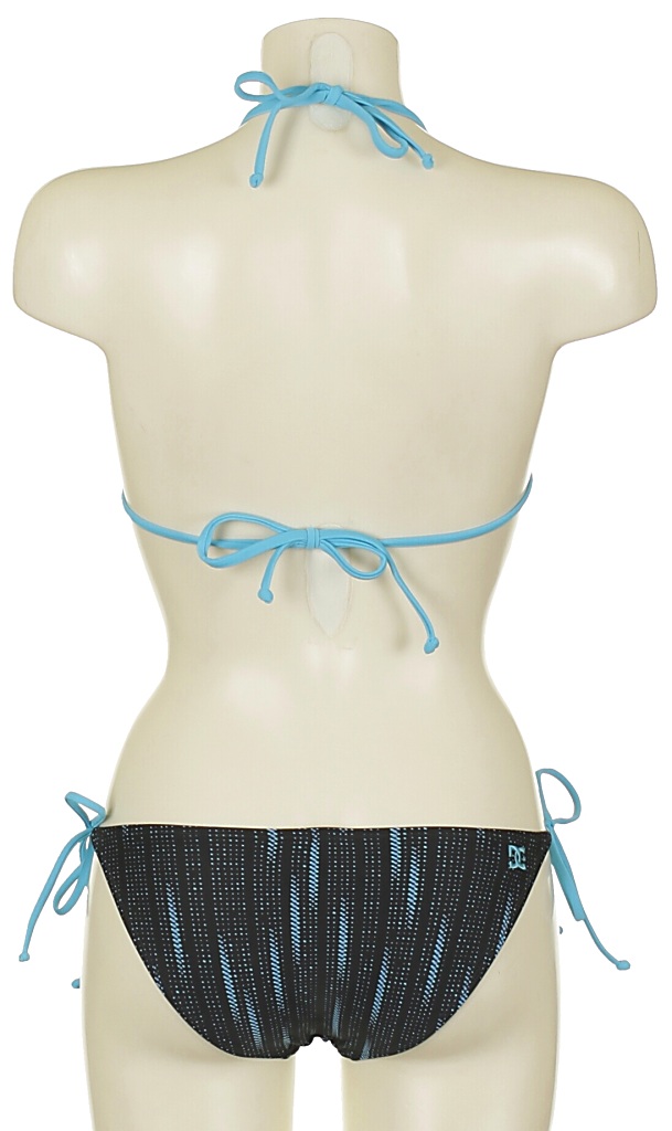 plavky DC District Slider Triangle Bikini - Black