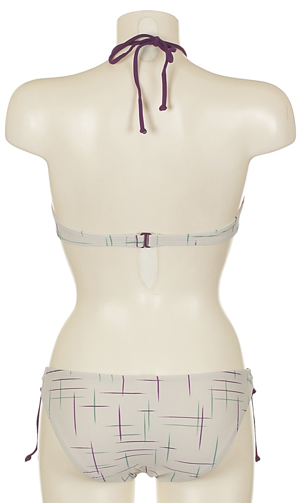 plavky DC Doo Wop Bandeu Halter Bikini - Vapor Blue
