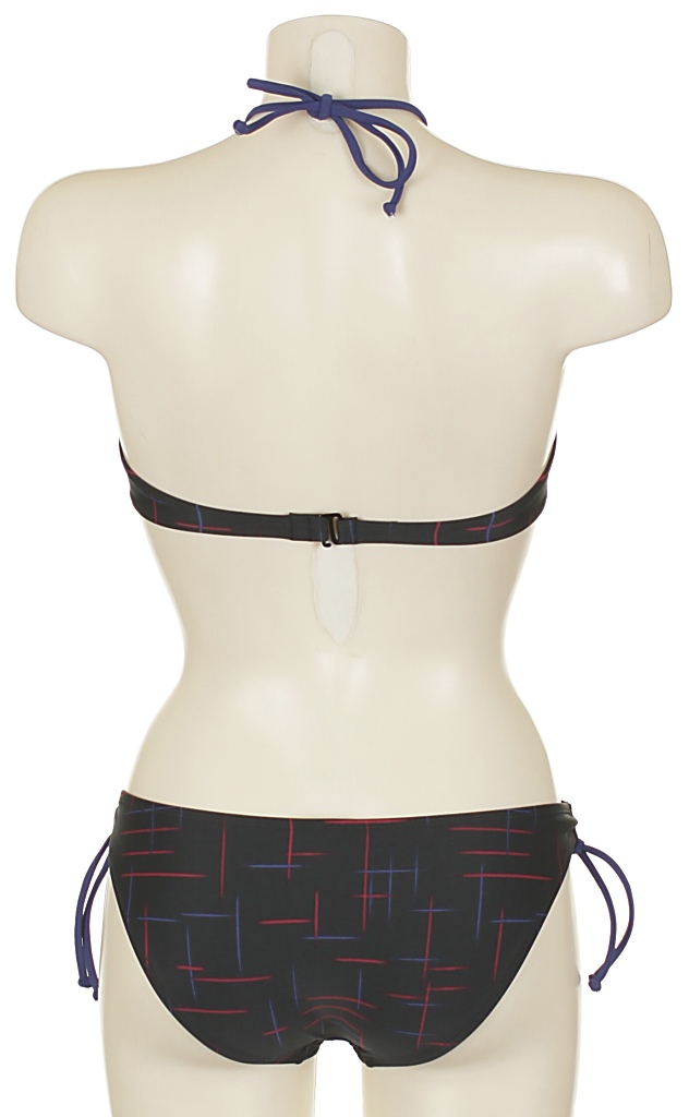 plavky DC Doo Wop Bandeu Halter Bikini - Black