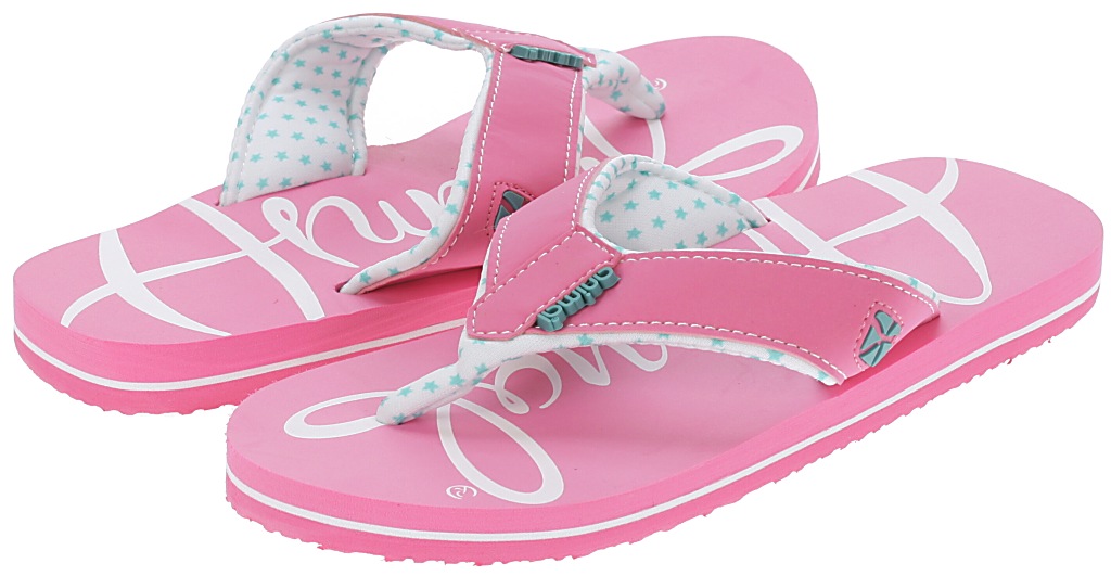 Animal Swish Logo Flip-flops - Azalea