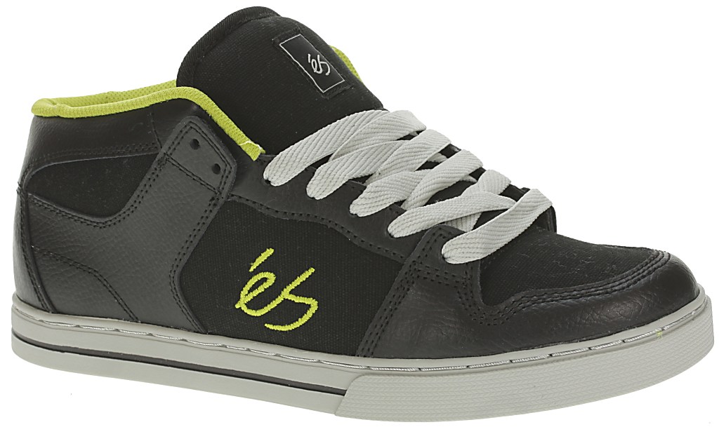 És Cessner Mid Shoes - Black/Lime