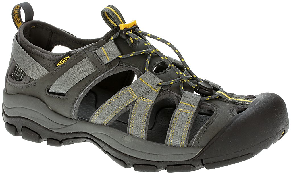 Keen Owyhee Sandals - Dark Shadow/Keen Yellow