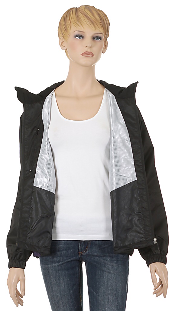 Humdrum Clare Jacket - Black/Violet