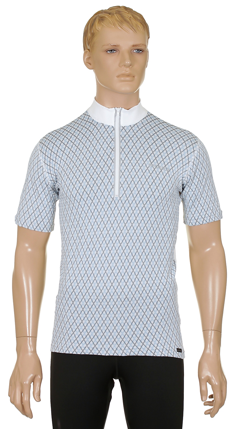 tričko Moira C-DP/KRZ2 - Check/White/Blue