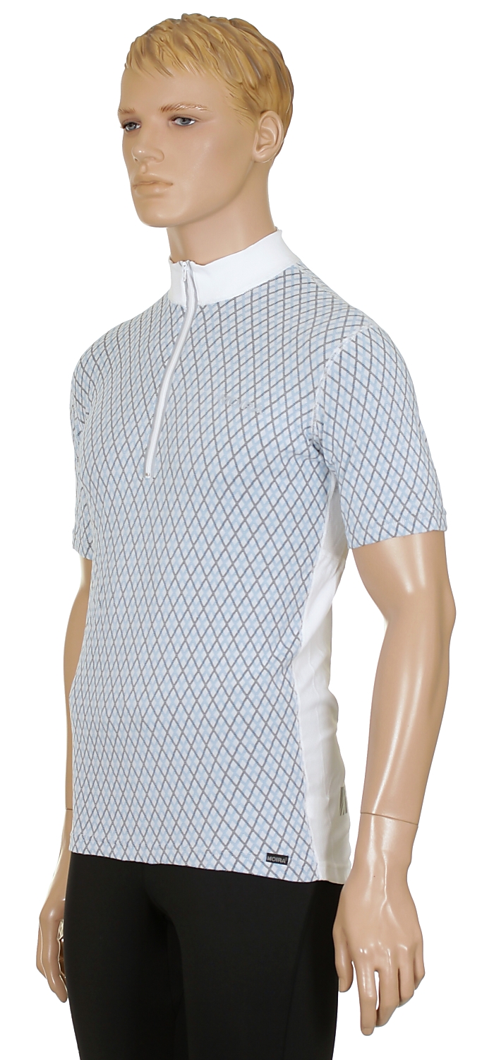 tričko Moira C-DP/KRZ2 - Check/White/Blue