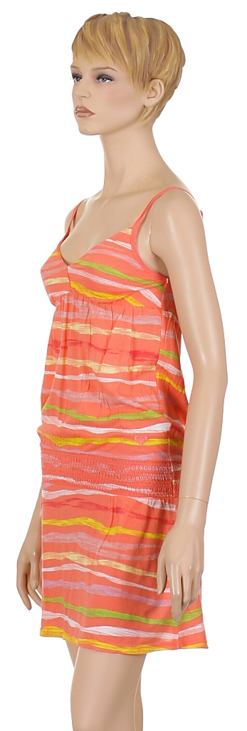 šaty Roxy Cocoa&Cream - Melrose Stripe Floral