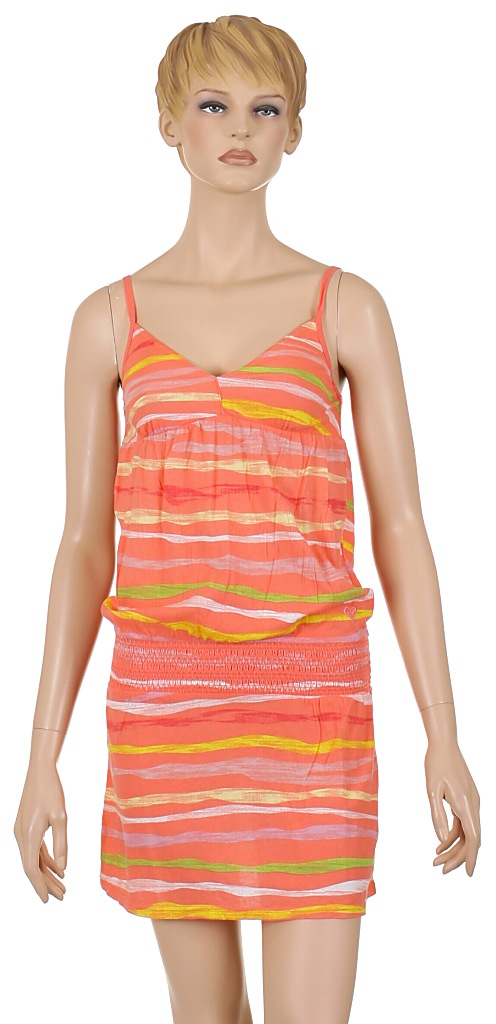 šaty Roxy Cocoa&Cream - Melrose Stripe Floral