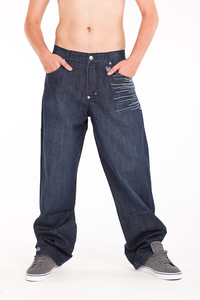 Mass DNM Mainstream Jeans - Dark Blue/Blue