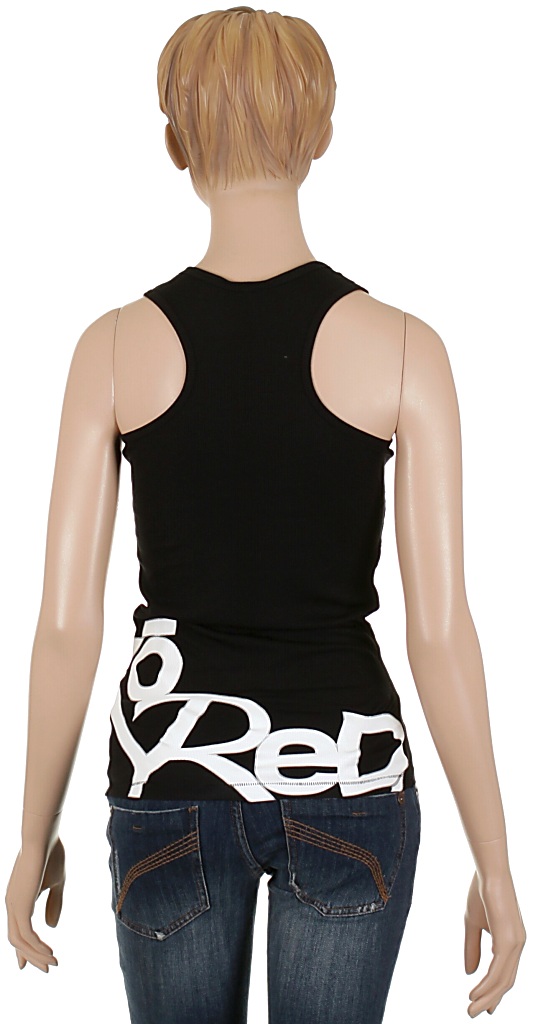 Ecko Red Core Logo Singlet - Real Black