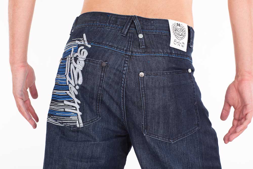 Mass DNM Mainstream Jeans - Dark Blue/Blue