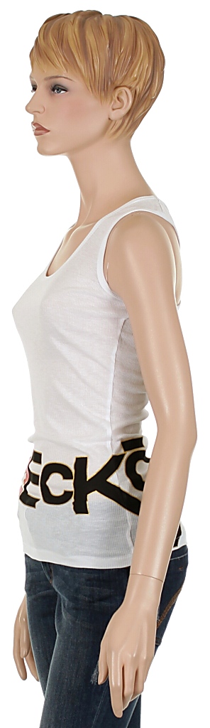 Ecko Red Core Logo Singlet - Bright White