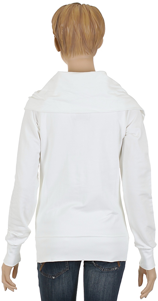 Ecko Red Roll Up Track Zip Sweatshirt - Bright White