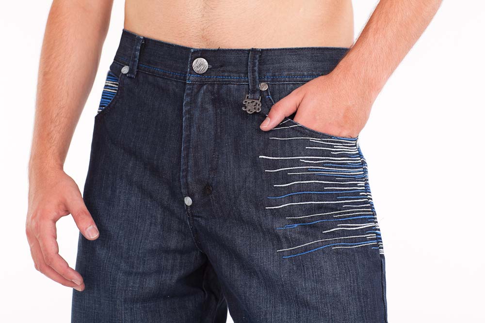 Mass DNM Mainstream Jeans - Dark Blue/Blue