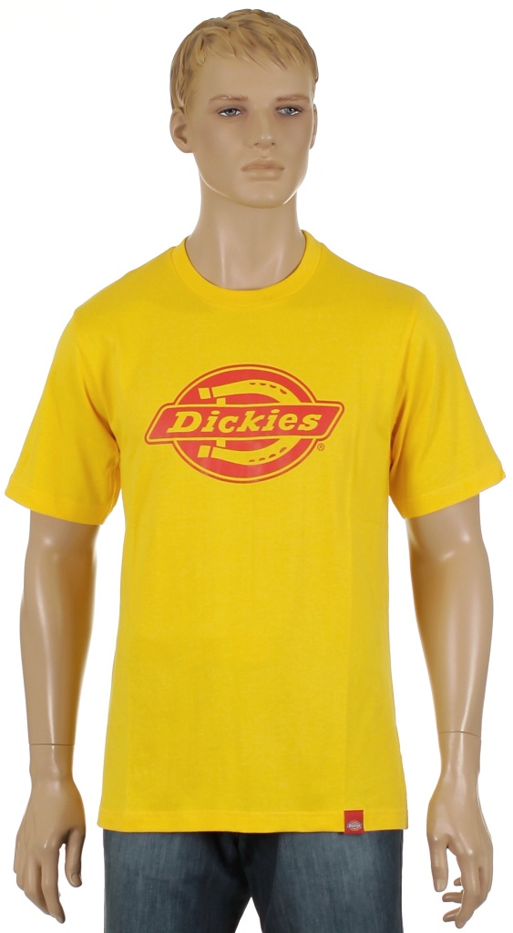 Dickies HS One Colour T-shirt - Yellow/Red