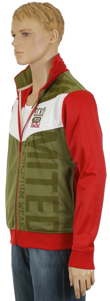 Ecko Up The Ranks Track Zip Sweatshirt - True Ecko Red