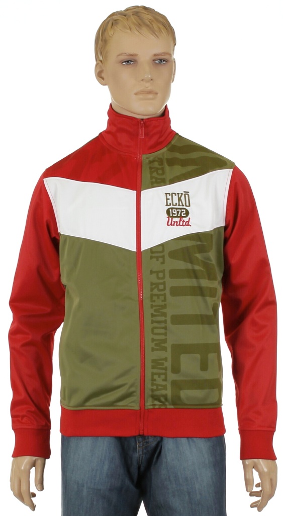 Ecko Up The Ranks Track Zip Sweatshirt - True Ecko Red