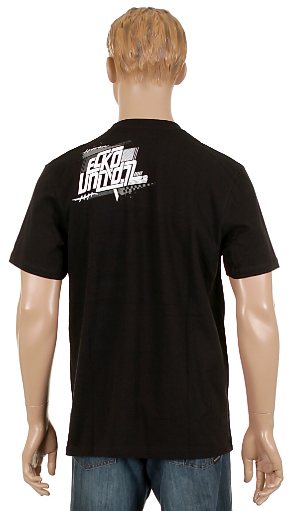 tričko Ecko Lines Around The Block - Black