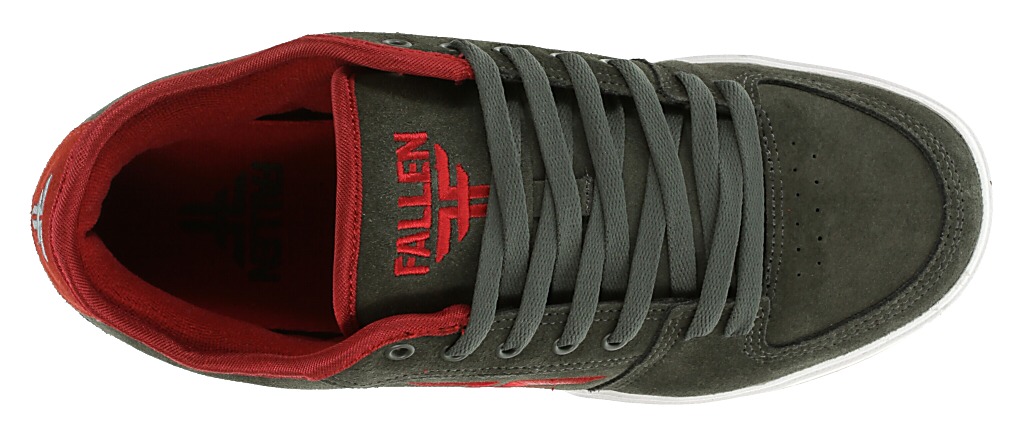 Fallen Patriot II Shoes - Charcoal/Red