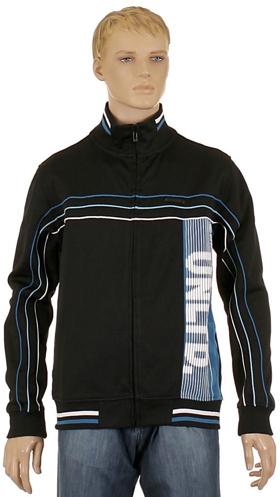 mikina Ecko Up The Block Track Zip - Black