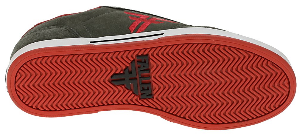 Fallen Patriot II Shoes - Charcoal/Red