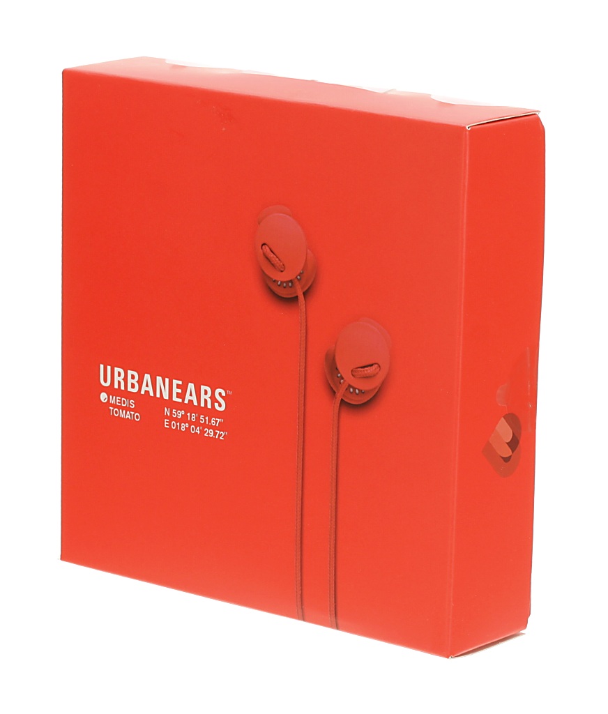 slúchadlá UrbanEars Medis - Tomato