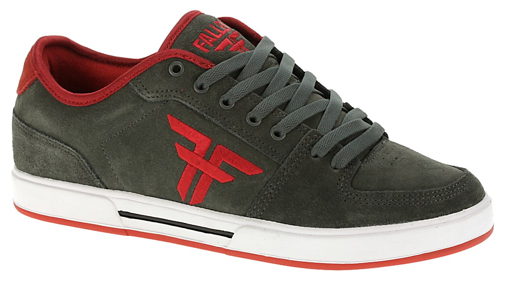Fallen Patriot II Shoes - Charcoal/Red