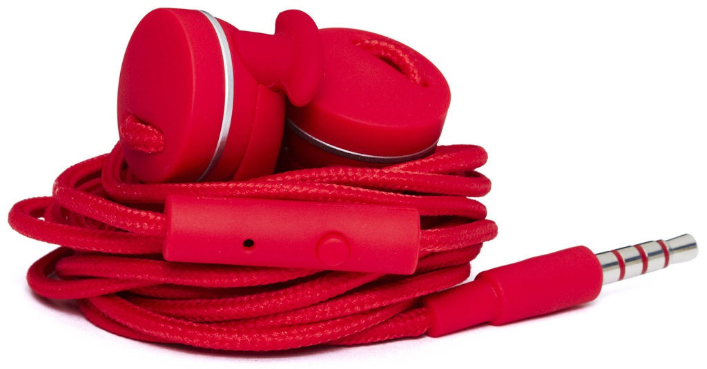 slúchadlá UrbanEars Medis - Tomato