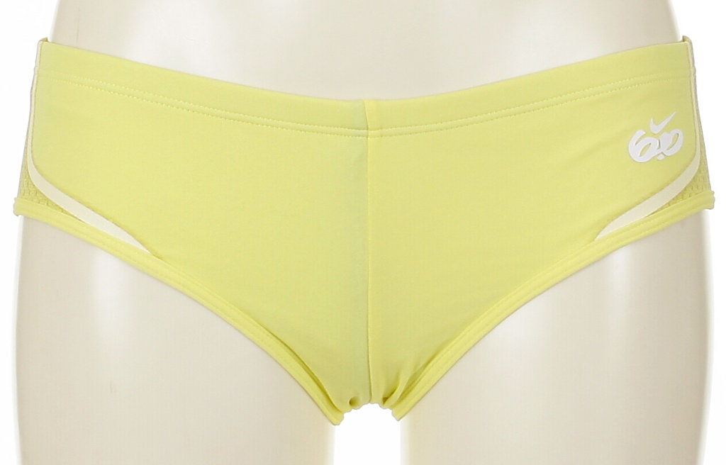 plavky Nike 6.0 Tempo Bikini Bottom Low - 710/Lemon Frost/White