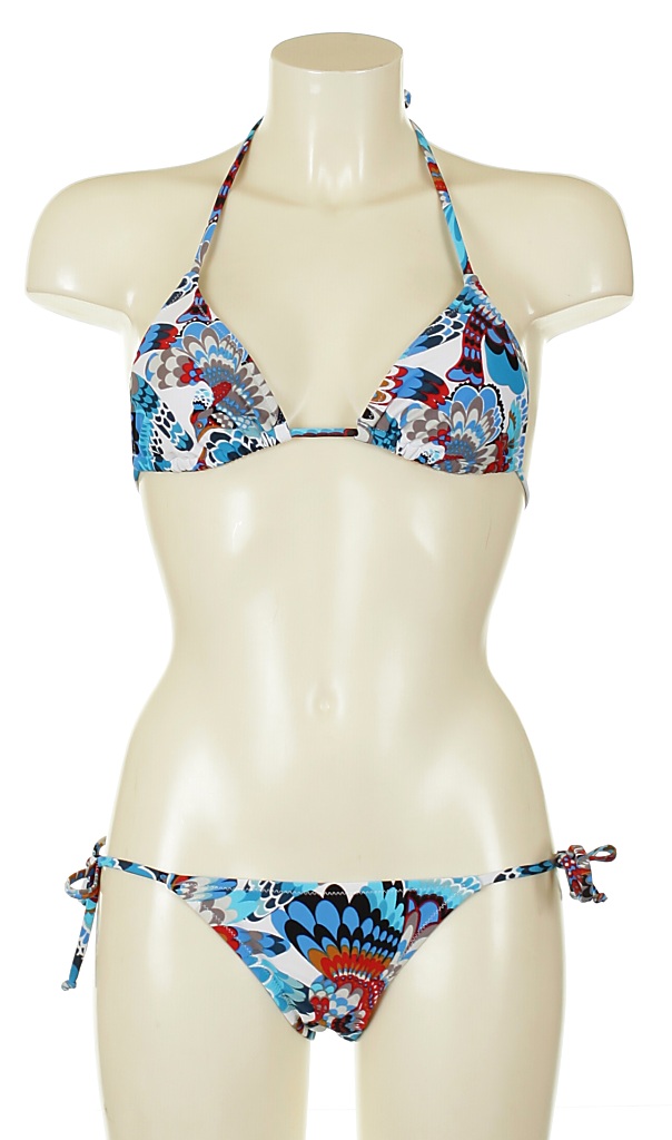 plavky Quiksilver Story String Bikini - Story Print