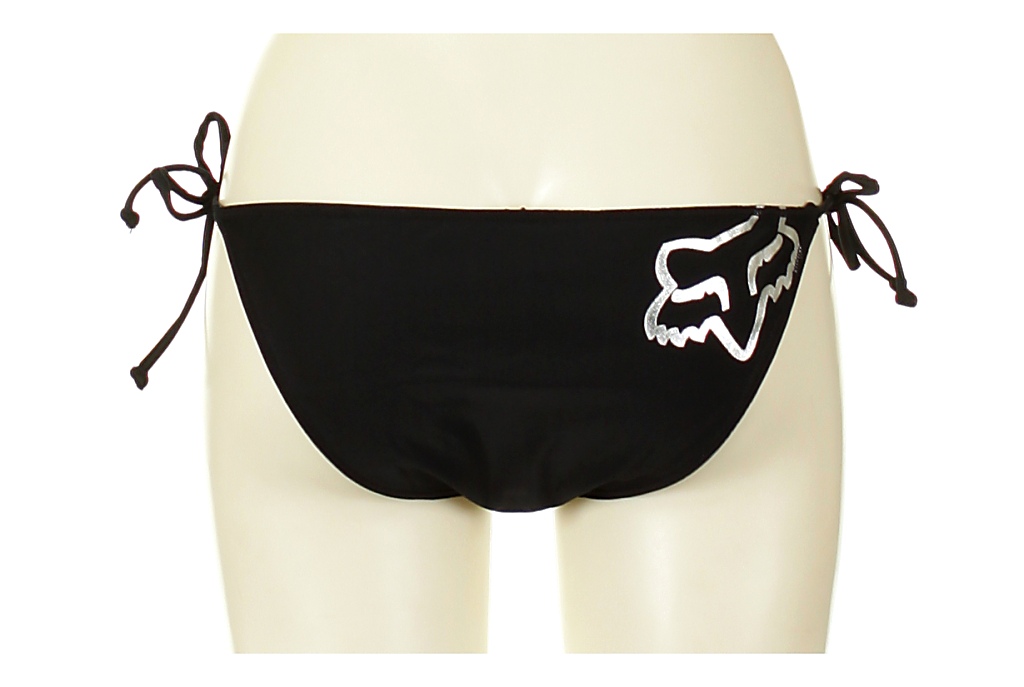 plavky Fox Turbulence Reversible Side Tie Bottom - Black