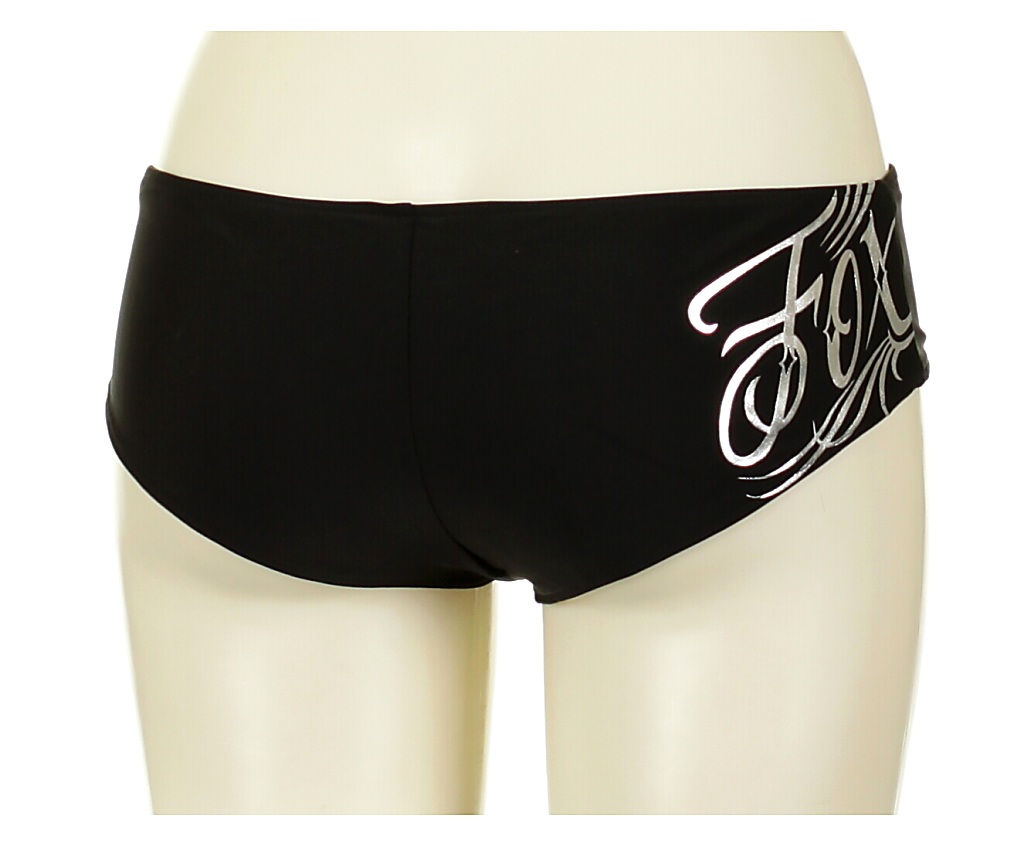 plavky Fox First Class Booty Short Bottom - Black