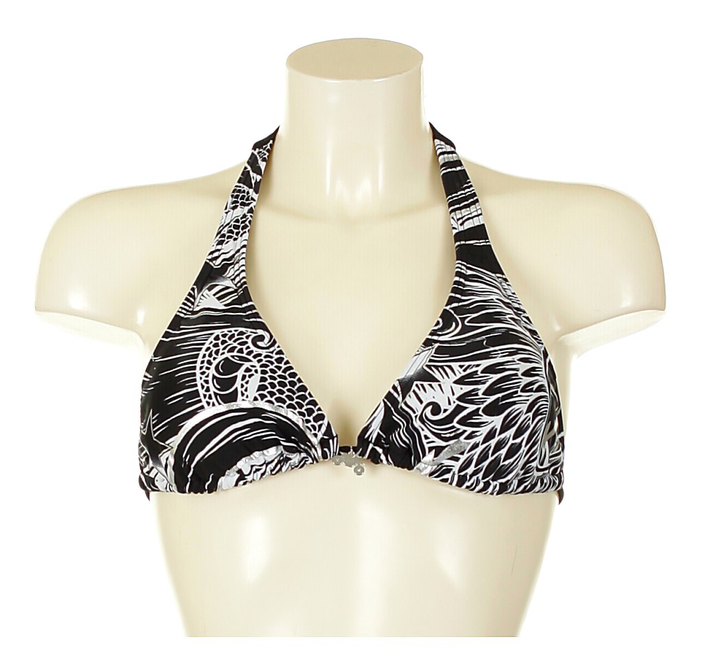 plavky Fox V.I.P. Halter Top - Black