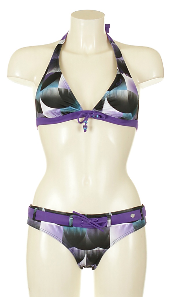 plavky Protest Uppers B Cup - Plum Fabric