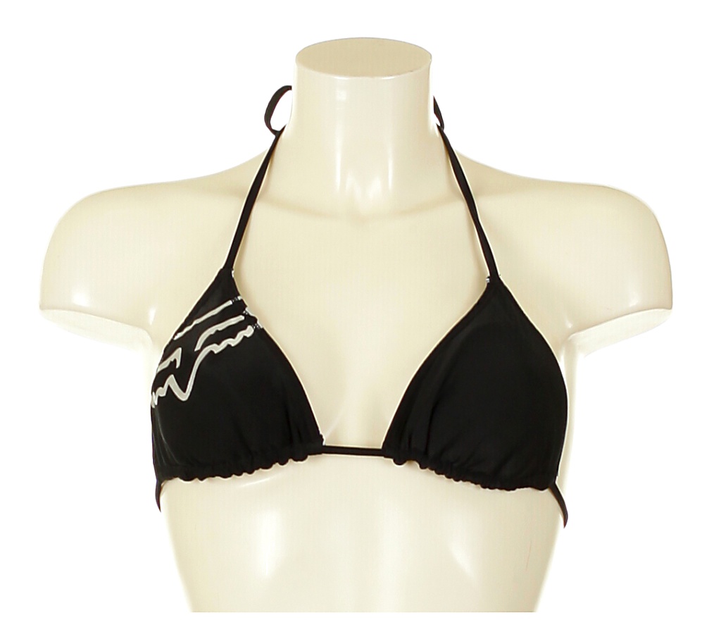 plavky Fox Turbulence Reversible String Triangle Top - Black