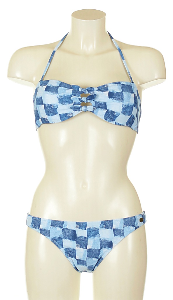 plavky Quiksilver Hekko Bandeau - Echo Check