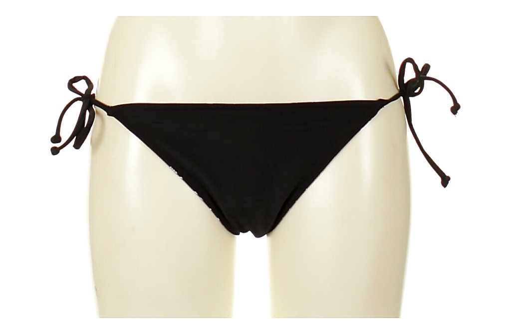 plavky Fox Turbulence Reversible Side Tie Bottom - Black