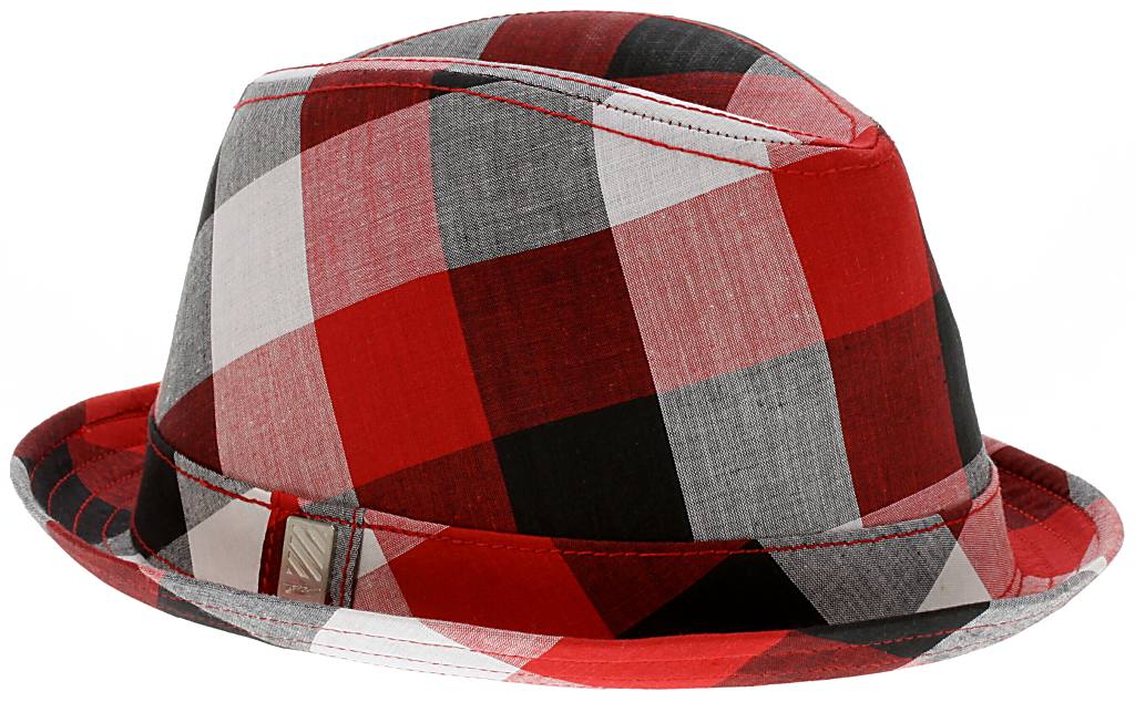 kapelusz Circa Dragon - Red/Black Plaid