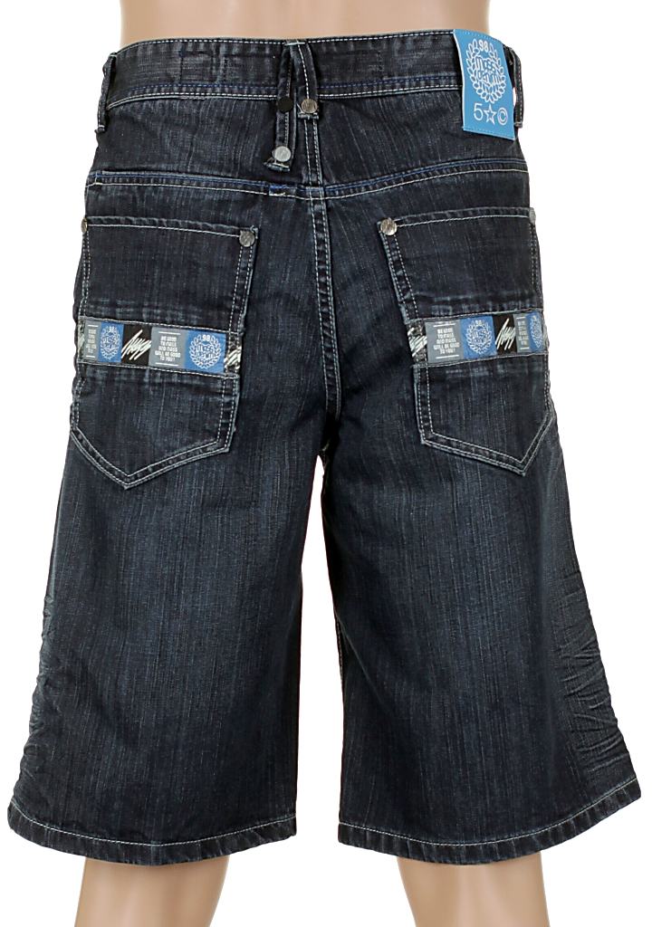 Mass DNM Domino Shorts - Dark Blue