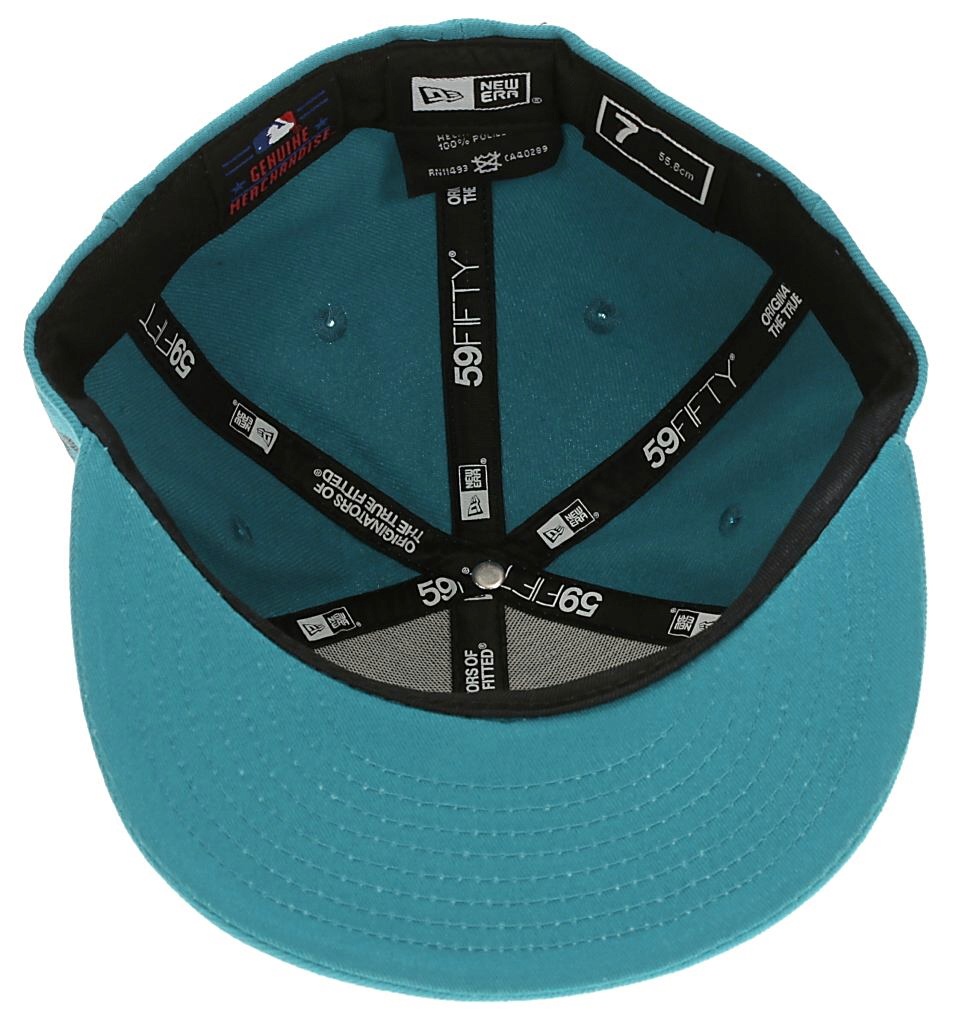 New Era 59F Seascontrast Logo Mlb Chicago White Sox Cap - Turquoise/Graphite
