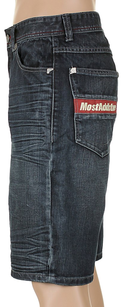Mass DNM Logo Shorts - Dark Blue