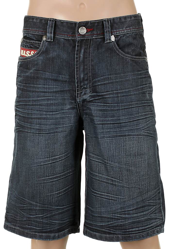 Mass DNM Logo Shorts - Dark Blue
